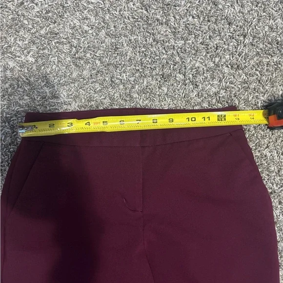 Express Deep Burgundy Trousers - Picture 5 of 9